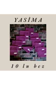 YASİMA Yasima 10 Adetmor Mikrofiber Temizlik Bezi Cam Ev Temizliği Toz Alma - 1