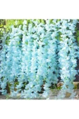 YASİMA 12 Dallı mavi sarkan Akasya Balkon Nişan Düğün Dekor thumbnail 3