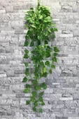 YASİMA Yasima 9 Dal Salon Dekoratif Yeşil Yapraklı Yapay Salkım Sarmaşık - 1