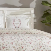 Karaca Home Sonya Fuşya %100 Pamuk Çift Kişilik Nevresim Takımı - 2