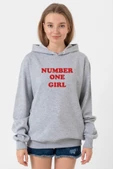 Rose Number One Girl Grimelanj Kadın 3ip Kapşonlu Sweatshirt thumbnail 1