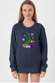 Lego Man Christmas İndigo Kadın 2ip Sweatshirt - 1