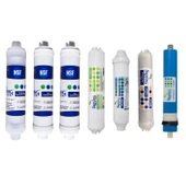 Su Arıtma Cihazları İçin Inline Spring Water 7'li Filtre Seti - 11 Aşama Yüksek Performans - 1