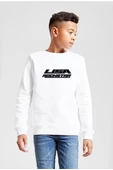 Lisa Rockstar Beyaz Çocuk 2ip Sweatshirt - 1
