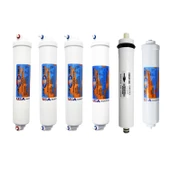 Su Arıtma Cihazları İçin Inline Omnipure K25 Serisi 6'lı Filtre Seti - Amerikan Malı - Yüksek Performans - 1