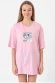 Babymonster Forever Pembe Kadın Oversize Tshirt thumbnail 1