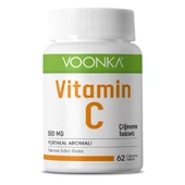 Voonka Vitamin C Çiğneme 62 Tablet - 1