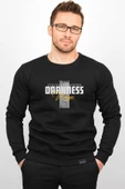 Üç Iplik Şardonlu Baskılı Kapüşonlu Sweatshirt M2 Edw213 - 1