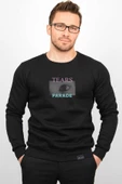 Üç Iplik Şardonlu Baskılı Kapüşonlu Sweatshirt M4 Edw213 - 1
