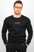 Üç Iplik Şardonlu Baskılı Kapüşonlu Sweatshirt M7 Edw213 - 1