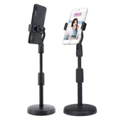 360 Derece Döndürülebilir Masaüstü Teleskopik Telefon Standı Çok Fonksiyonlu Telefon Tutucu - 4