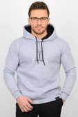 Üç Iplik Şardonlu Baskılı Kapüşonlu Sweatshirt K1 Edw213K - 1