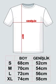 Erkek Oversize %100 Pamuk Sırt Baskılı T-shirt Siyah Edw160 - 3