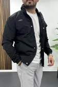 Erkek Krinkıl Kumaş Mevsimlik Ceket Siyah Edw207 - 2
