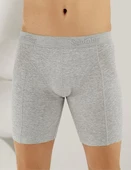 6 Adet Şahinler Erkek Likralı Uzun Short Boxer  E114 - 3