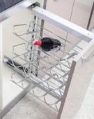 Çağdaş Tezgah Altı Kavanoz ve Şişelik Teleskopik 21 cm - 2