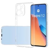 Smody Xiaomi Redmi 12 İle Uyumlu Kılıf Lüx Şeffaf Silikon - 1