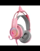 Rampage RM-K91 X-CATTY USB 7.1 RGB Pembe Kulak Üstü Oyuncu Kulaklığı - 2