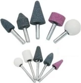 10 Parça Vız Vız Kalıpçı Taşlama Seti Gravür Taşlama Ucu Hobi Seti Gravür Seti Oyma Taşları - 3