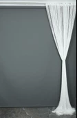 İP ZİNCİR KIRIK BEYAZ RENK EN 100 CM BOY 280 CM HAZIR DÜĞMELERİ DİKİLMİŞ İP PERDE thumbnail 11