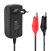 12V 1A Akü Şarj Cihazı Adaptörü Maşalı TÜM Akülü Arabalara Uyumlu   0970 - 1