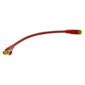 DIGITUS CAT6A S-FTP PATCH CORD 0,25 MT RED (10'LU PAKET) - 1