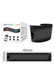 Tır Kamyon Uyumlu 60 cm Led Matrx RGB Panel Kumandalı 4 Mt Kablolu - 4