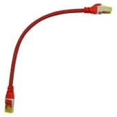 DIGITUS CAT6A S-FTP PATCH CORD 0,25 MT RED (10'LU PAKET) - 2