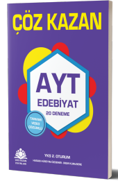 AYT Edebiyat Tamamı Video Çözümlü 20 Deneme Çöz Kazan Yayınları - 1