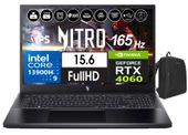 Acer Nitro 5 ANV15-51 V15 Ntel Core I9-13900H 64GB Ddr5 2tb SSD 8GB/RTX4060 WINDOWS11PRO 15.6" 165Hz Fhd Taşınabilir Bilgisayar NHQQEEY00555+WEBLEGELSINÇANTA - 1