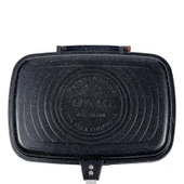 ThermoAD | Balık Tava | SKY CAST Serisi | Ayrılabilir 2 Parça | 36 cm | Siyah - 5