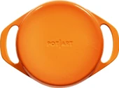Pot Art Peach Turuncu Döküm Sahan Tava 22 cm - 2