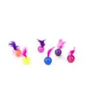 4728 Tüylü Kedi Oyun Topu 2'li-6 Adet - 1