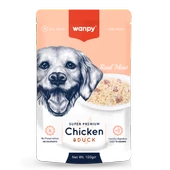 Wanpy 100g Pouch Tavuk&Ördek Yaş Köpek Maması 12 Adet - 3