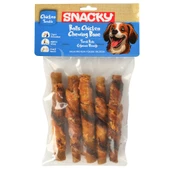 Snacky Füme Tavuk Rulo Köpek Ödül 5'li *7,5cm *100g *6 Paket - 1