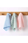 Ayver MİKROFİBER TEMİZLİK BEZİ MUTFAK HAVLUSU 25X25 CM 3 ADET - 1