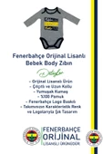 Fenerbahçe Orijinal Lisanslı Kalpleri Fetheden Renkler Bebek Body Zıbın Hediyelik Ahşap Kutulu - 3