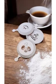Ayver KAHVE VE TATLI PLASTİK SÜSLEME ŞABLONU 3'LÜ - 5