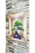 Ayver 3d Yapışkanlı Duvar Kağıdı Sticker 30x40 Cm Çiçekli Ağaç Model - 5