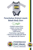 Fenerbahçe Orijinal Lisanslı Kalpleri Fetheden Renkler Bebek Body Zıbın - 7
