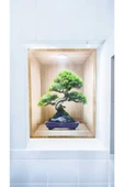 Ayver 3d Yapışkanlı Duvar Kağıdı Sticker 30x40 Cm Çiçekli Ağaç Model - 4