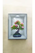 Ayver 3d Yapışkanlı Duvar Kağıdı Sticker 30x40 Cm Çiçekli Mini Ağaç - 1
