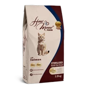 HOW MEOW KISIRLAŞTIRILMIŞ YETİŞKİN KEDİ KURU MAMASI SOMONLU 15 KG - 1