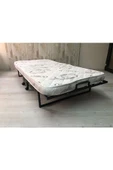 adımshops Katlanır Yatak, Karyola 90x190 Cm Katlanabilir Somya Tek Kişilik Katlanır Yatak(YATAK DAHİL) - 2