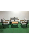 adımshops Zümrüt Balkon-bahçe-kafe,çay Seti,koltuk Takımı,oturma Grubu,ofis Koltuğu 70x50 Sehpa - 1