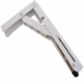 Mandallı Katlanabilir Masa Konsolu 1 Çift Beyaz 40cm thumbnail 8