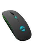 Everest Ledli Şarjlı Kablosuz Mouse Siyah Smw-710 - 3