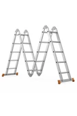 Saraylı Çok Amaçlı Fonksiyel Aluminyum Akrobat Merdiven 4x5 Basamaklı 560 Cm - 1