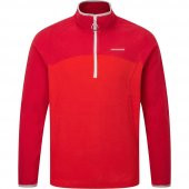 Craghoppers Ionic II Erkek Yarım Fermuar Polar-KIRMIZI - 1