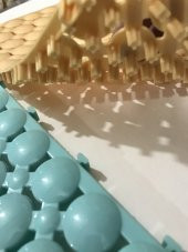 ORTOPEDİK YER KAROSU KAYDIRMAZ 33X33 EBAT ESNEK YER KAROSU 33 X33 - 2